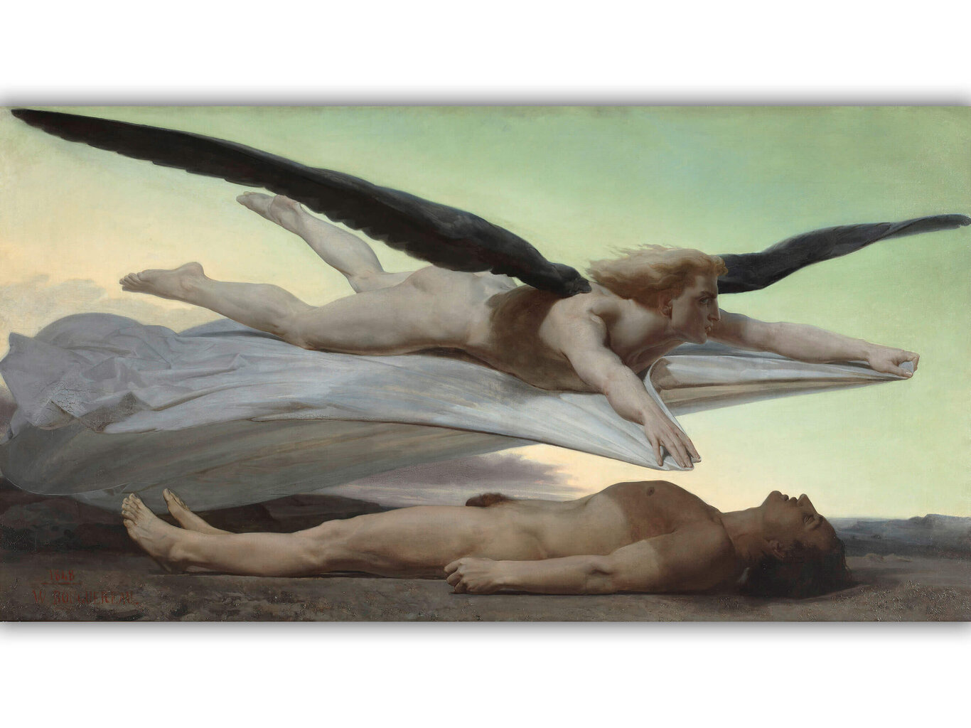 Reproduktsioon "Võrdsus enne surma" (William Bouguereau), 80x40 cm цена и информация | Seinapildid | kaup24.ee