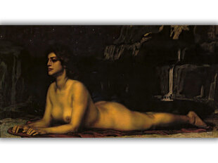 Reproduktsioon Sfink (Franz von Stuck), 100x50 cm hind ja info | Seinapildid | kaup24.ee