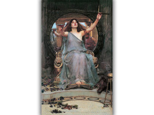 Reproduktsioon Circe Offering the Cup to Ulysses (John William Waterhouse), 100x60 cm цена и информация | Картины, живопись | kaup24.ee