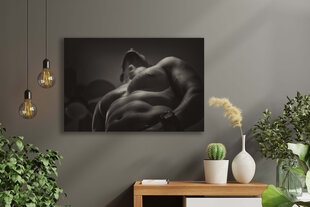 Retro erootiline Reproduktsioon Alasti mehe keha, 100x70 cm hind ja info | Erootilised kingitused ja suveniirid | kaup24.ee