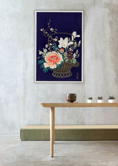 Reproduktsioon Bambusest lillekorv (Ohara Koson), 60x80 cm hind ja info | Seinapildid | kaup24.ee