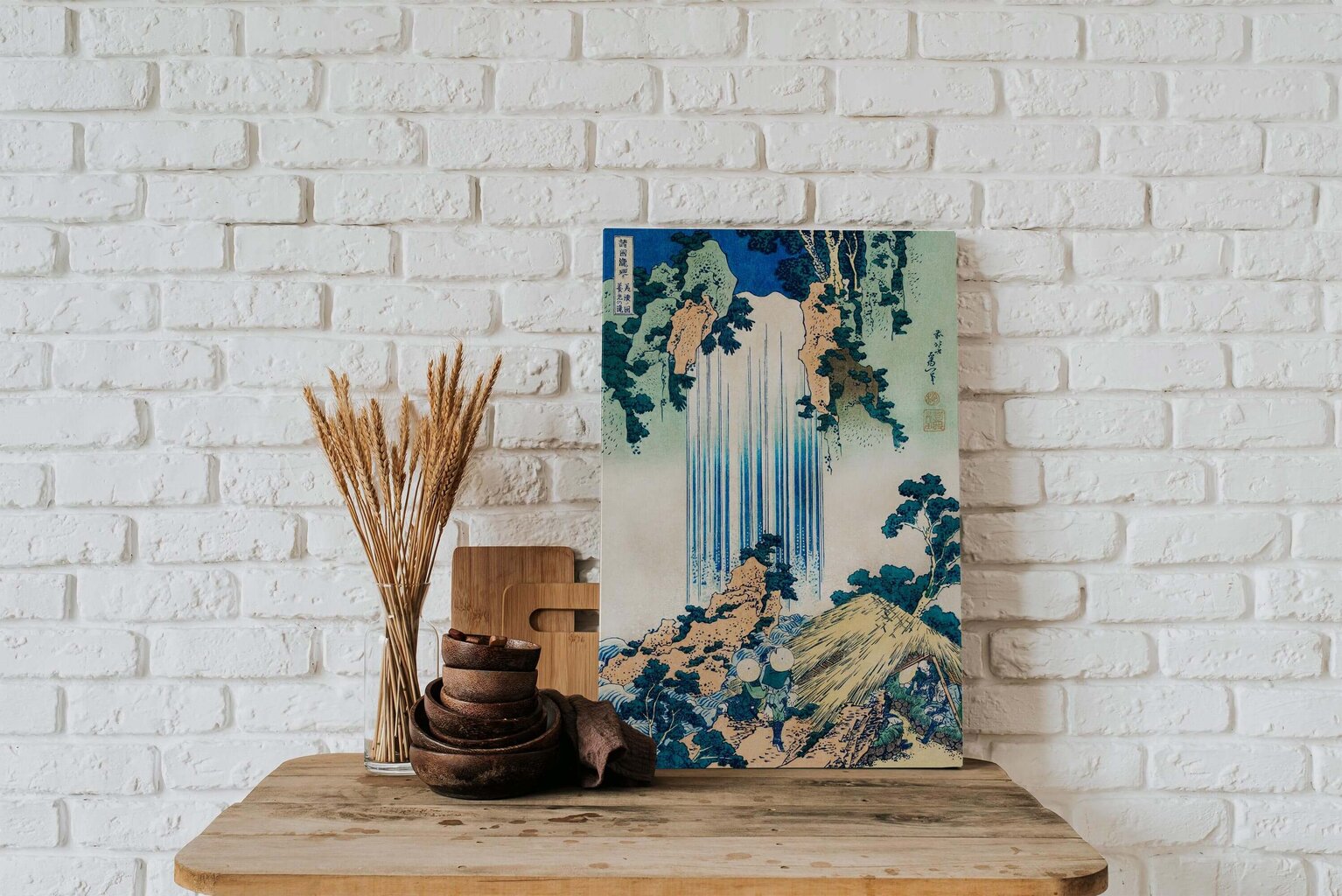 Reproduktsioon Yoro juga Mino provintsis (Katsushika Hokusai), 100x70 cm цена и информация | Seinapildid | kaup24.ee