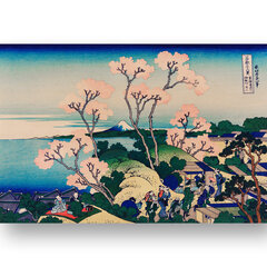 Reproduktsioon Goten-Yama Hill, Shinagawa kohta Tokaido (Katsushika Hokusai), 100x70 cm hind ja info | Seinapildid | kaup24.ee