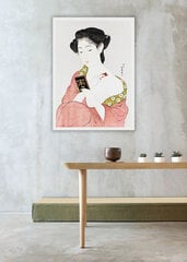 Reproduktsioon Naine kannab puudrit (Goyo Hashiguchi), 100x70 cm цена и информация | Картины, живопись | kaup24.ee