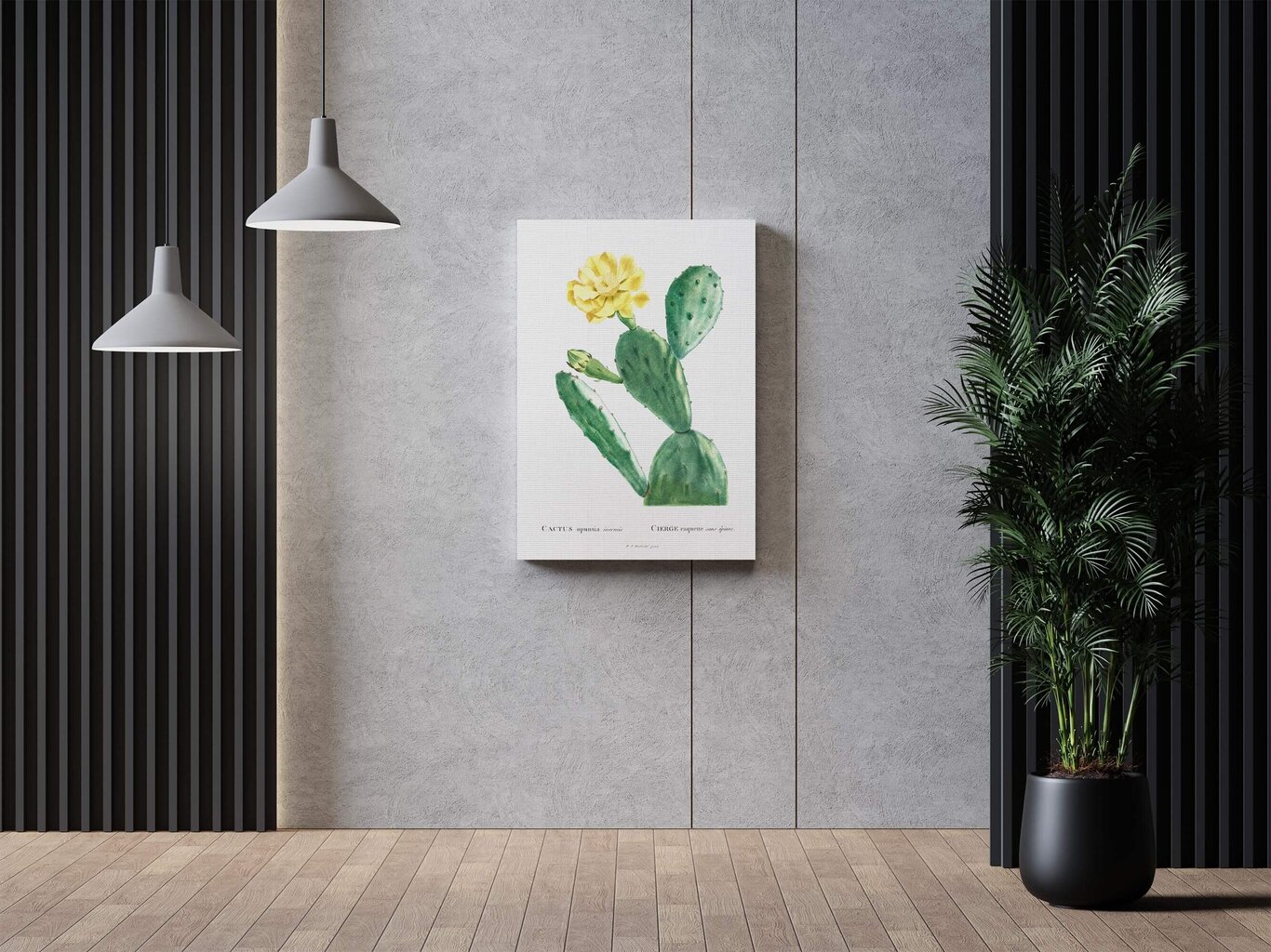 Reproduktsioon Vintage botaanika: Opuntia, 60x80 cm цена и информация | Seinapildid | kaup24.ee