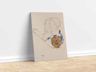 Reproduktsioon Akt siniste sukkadega (Egon Schiele), 80x65 cm hind ja info | Seinapildid | kaup24.ee