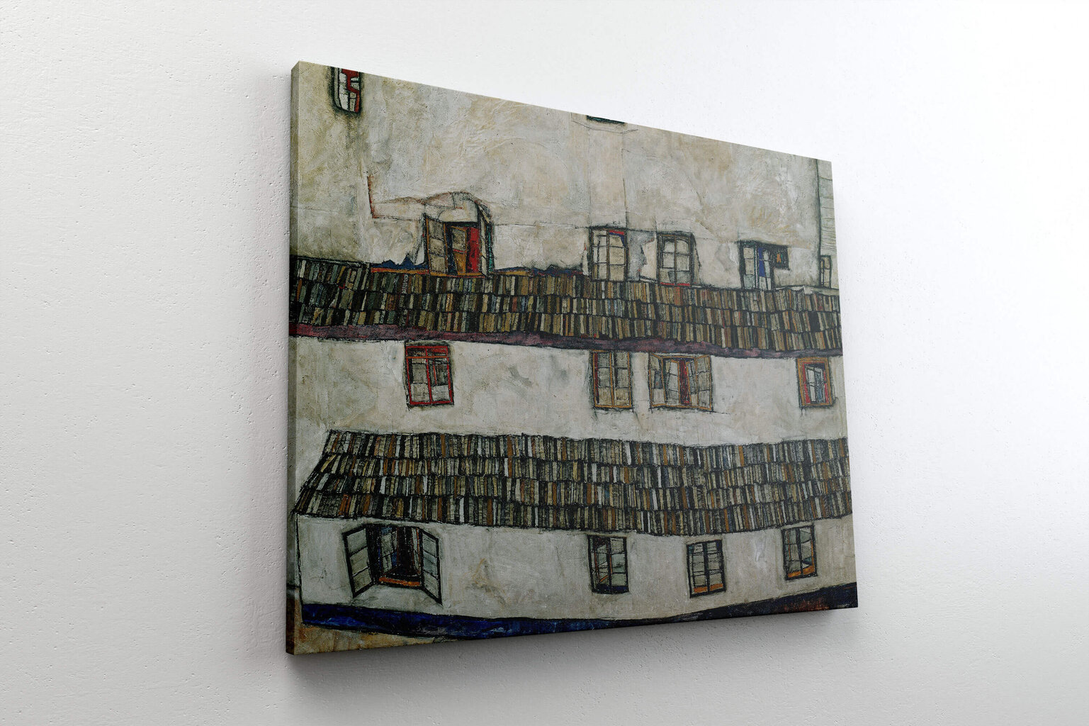 Reproduktsioon Sein kodus (aken) (Egon Schiele), 80x65 cm цена и информация | Seinapildid | kaup24.ee