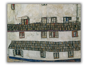 Reproduktsioon Sein kodus (aken) (Egon Schiele), 80x65 cm hind ja info | Seinapildid | kaup24.ee