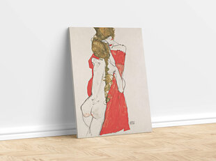 Reproduktsioon Ema ja Tütar (Egon Schiele), 30x40 cm hind ja info | Seinapildid | kaup24.ee