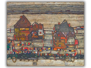 Reproduktsioon Pesumaja (eeslinn II) (Egon Schiele), 40x35 cm цена и информация | Картины, живопись | kaup24.ee