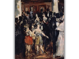 Reproduktsioon Maskeraadiball ooperis (Edouard Manet), 100x80 cm hind ja info | Seinapildid | kaup24.ee