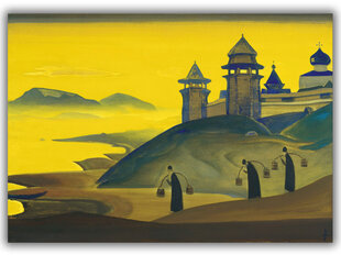 Reproduktsioon Ja me püüame (Nikolai Roerich), 100x70 cm цена и информация | Картины, живопись | kaup24.ee