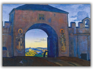 Reproduktsioon And We are Opening the Gates (Nikolai Roerich), 100x70 cm hind ja info | Seinapildid | kaup24.ee