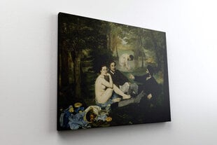 Reproduktsioon Lunch On The Grass (Edouard Manet), 100x80 cm цена и информация | Картины, живопись | kaup24.ee