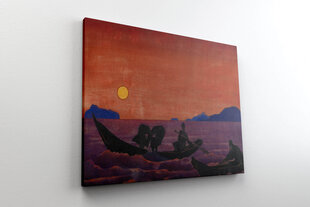 Reproduktsioon Ja me jätkame kalapüüki (Nikolai Roerich), 30x40 cm цена и информация | Картины, живопись | kaup24.ee