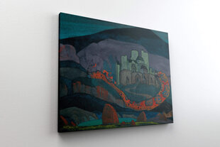 Reproduktsioon hukule määratud linn (Nicholas Roerich), 100x70 cm hind ja info | Seinapildid | kaup24.ee