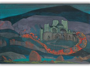 Reproduktsioon hukule määratud linn (Nicholas Roerich), 100x70 cm hind ja info | Seinapildid | kaup24.ee