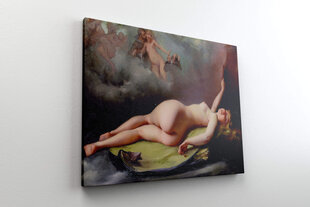 Reproduktsioon Lamav alasti naine (Luis Ricardo Falero), 60x30 cm hind ja info | Seinapildid | kaup24.ee