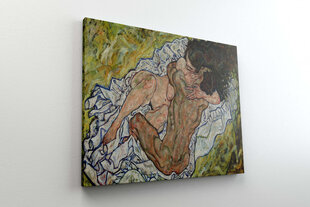 Reproduktsioon Kallistus (Egon Schiele), 80x50 cm hind ja info | Seinapildid | kaup24.ee