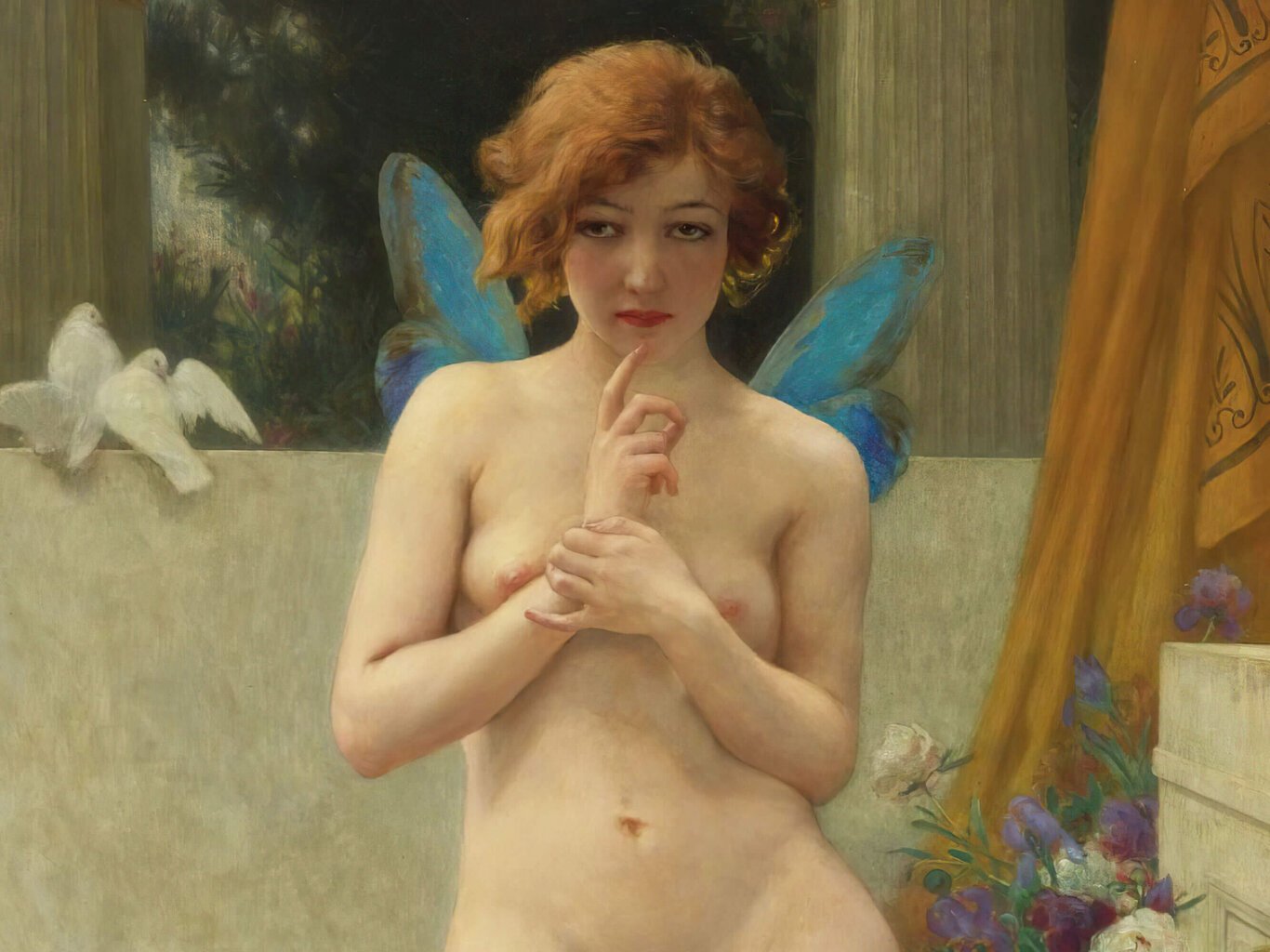 Reproduktsioon Psyche A La Fontaine (Guillaume Seignac), 100x60 cm цена и информация | Seinapildid | kaup24.ee