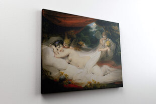 Reproduktsioon Nymph and Cupids (Richard Westall), 100x80 cm hind ja info | Seinapildid | kaup24.ee