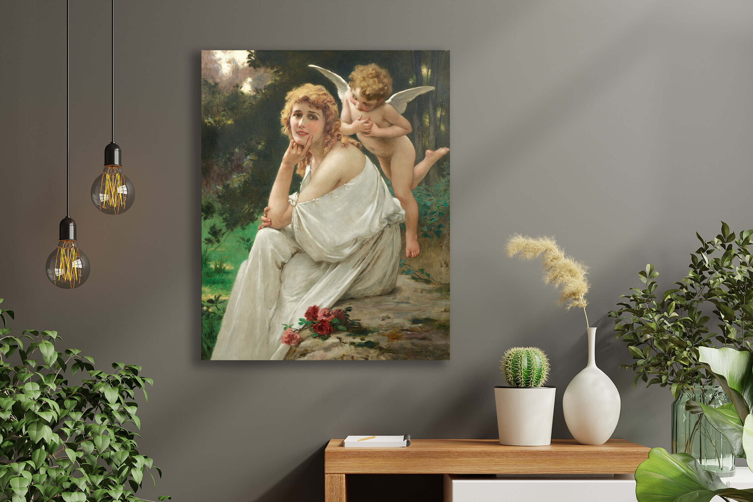 Reproduktsioon Armastuse muusa (Mary Pickfordi portree) (Guillaume Seignac), 80x65 cm цена и информация | Seinapildid | kaup24.ee