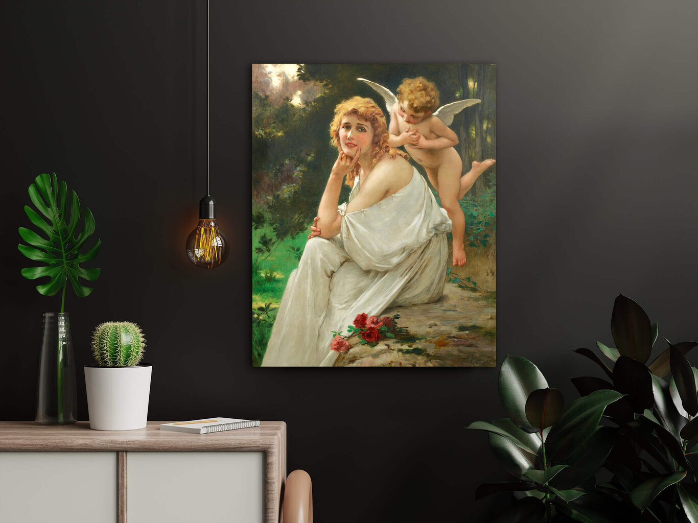 Reproduktsioon Armastuse muusa (Mary Pickfordi portree) (Guillaume Seignac), 80x65 cm hind ja info | Seinapildid | kaup24.ee