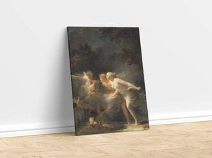 Reproduktsioon armastuse purskkaev (Jean-Honore Fragonard), 100x80 cm hind ja info | Seinapildid | kaup24.ee