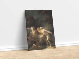 Reproduktsioon armastuse purskkaev (Jean-Honore Fragonard), 60x50 cm hind ja info | Seinapildid | kaup24.ee