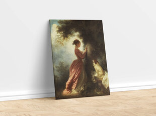 Reproduktsioon Suveniirid (Jean-Honore Fragonard), 100x80 цена и информация | Картины, живопись | kaup24.ee