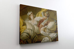 Reproduktsioon Kaunis teenijanna (Jean-Honore Fragonard), 40x35 cm цена и информация | Картины, живопись | kaup24.ee