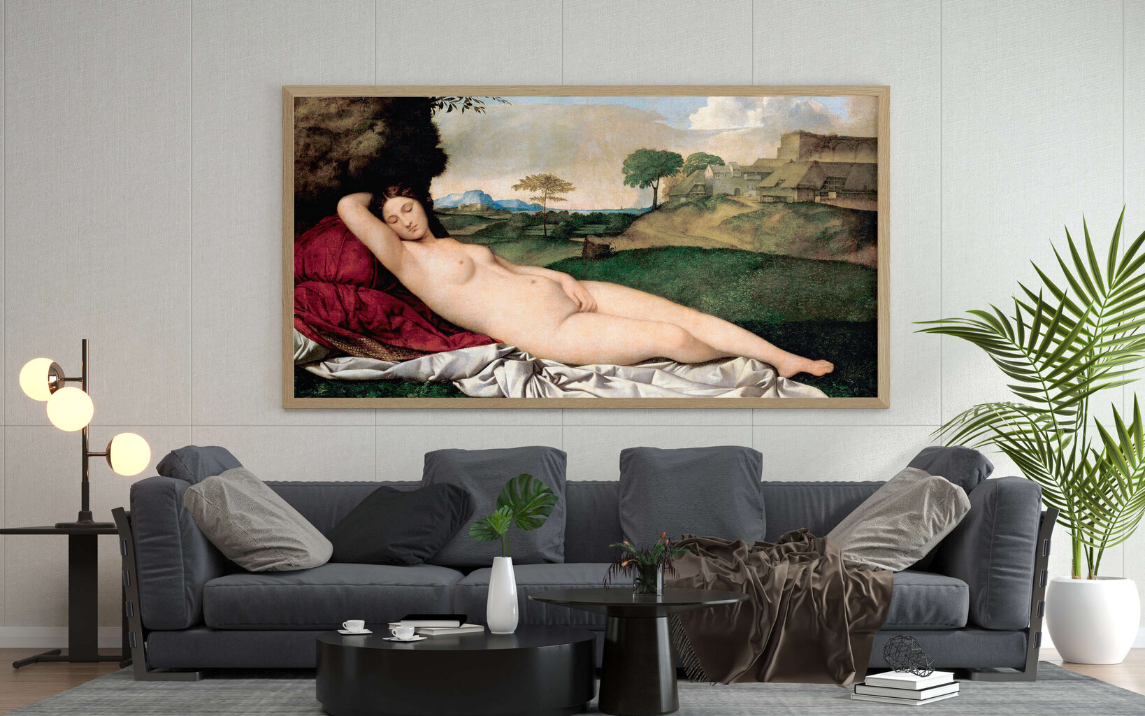 Reproduktsioon Magav Veenus (Giorgione), 60x30 cm цена и информация | Seinapildid | kaup24.ee