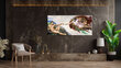 Reprodutseerimine Adami loomine (Michelangelo Buonarroti), 80x40 Aadama цена и информация | Seinapildid | kaup24.ee