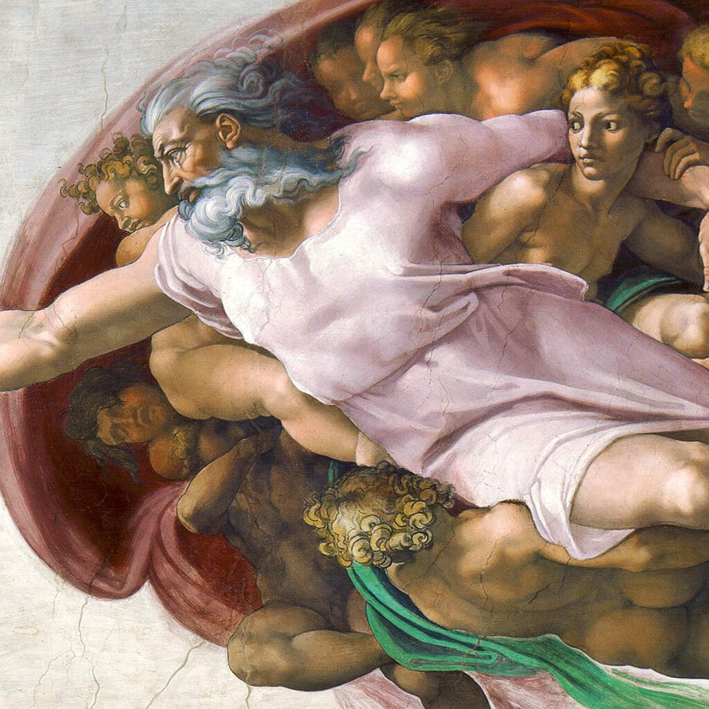 Reprodutseerimine Adami loomine (Michelangelo Buonarroti), 80x40 Aadama цена и информация | Seinapildid | kaup24.ee