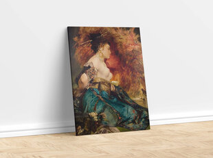 Reproduktsioon Jaapani tüdruk (Hans Makart), 40x60 cm hind ja info | Seinapildid | kaup24.ee