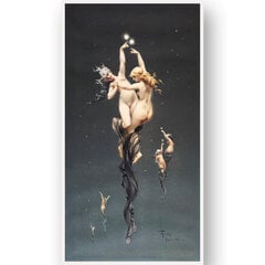 Reproduktsioon Kaksiktähed (Luis Ricardo Falero), 100x50 cm hind ja info | Seinapildid | kaup24.ee