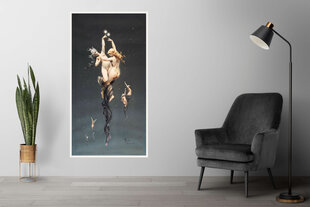 Reproduktsioon Kaksiktähed (Luis Ricardo Falero), 100x50 cm hind ja info | Seinapildid | kaup24.ee