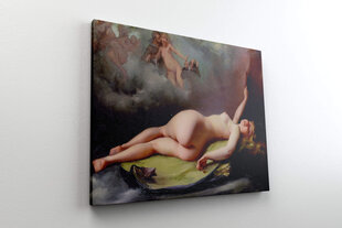 Reproduktsioon Lamades alasti (Luis Ricardo Falero), 80x50 cm цена и информация | Картины, живопись | kaup24.ee