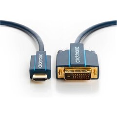 Clicktronic 70342, HDMI/DVI-D, 3 m цена и информация | Кабели и провода | kaup24.ee