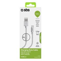 SBS 31605, USB 2.0/USB-C, 1.5 m цена и информация | Кабели для телефонов | kaup24.ee