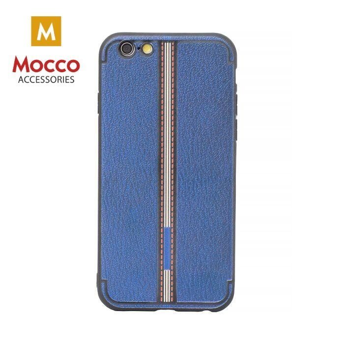 Kaitseümbris Mocco Trendy Grid And Stripes Silicone Back Case Apple iPhone 7 Plus / 8 Plus Blue (Pattern 3) hind ja info | Telefoni kaaned, ümbrised | kaup24.ee