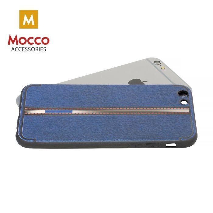 Kaitseümbris Mocco Trendy Grid And Stripes Silicone Back Case Apple iPhone 7 Plus / 8 Plus Blue (Pattern 3) hind ja info | Telefoni kaaned, ümbrised | kaup24.ee