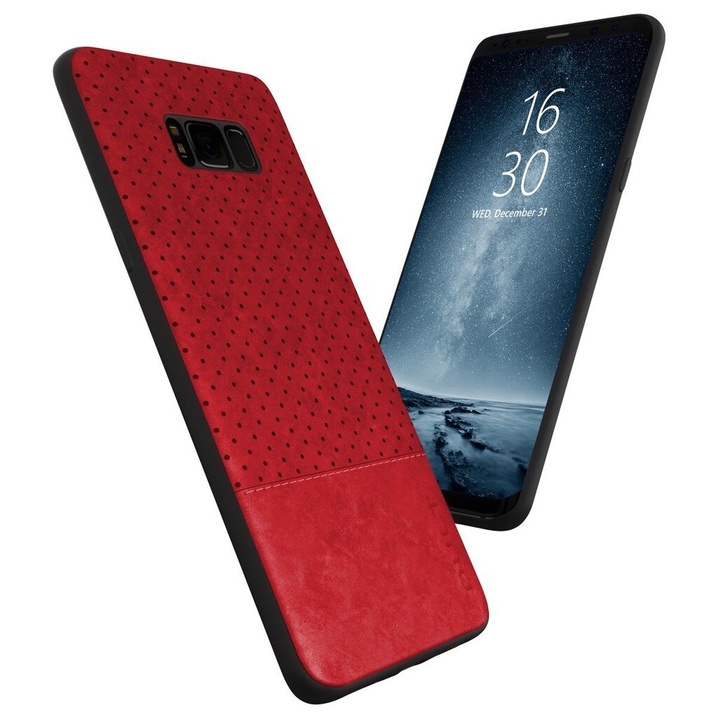 Kaitseümbris Qult Luxury Drop Back Case Silicone Case Samsung G965 Galaxy S9 Plus Red hind ja info | Telefoni kaaned, ümbrised | kaup24.ee