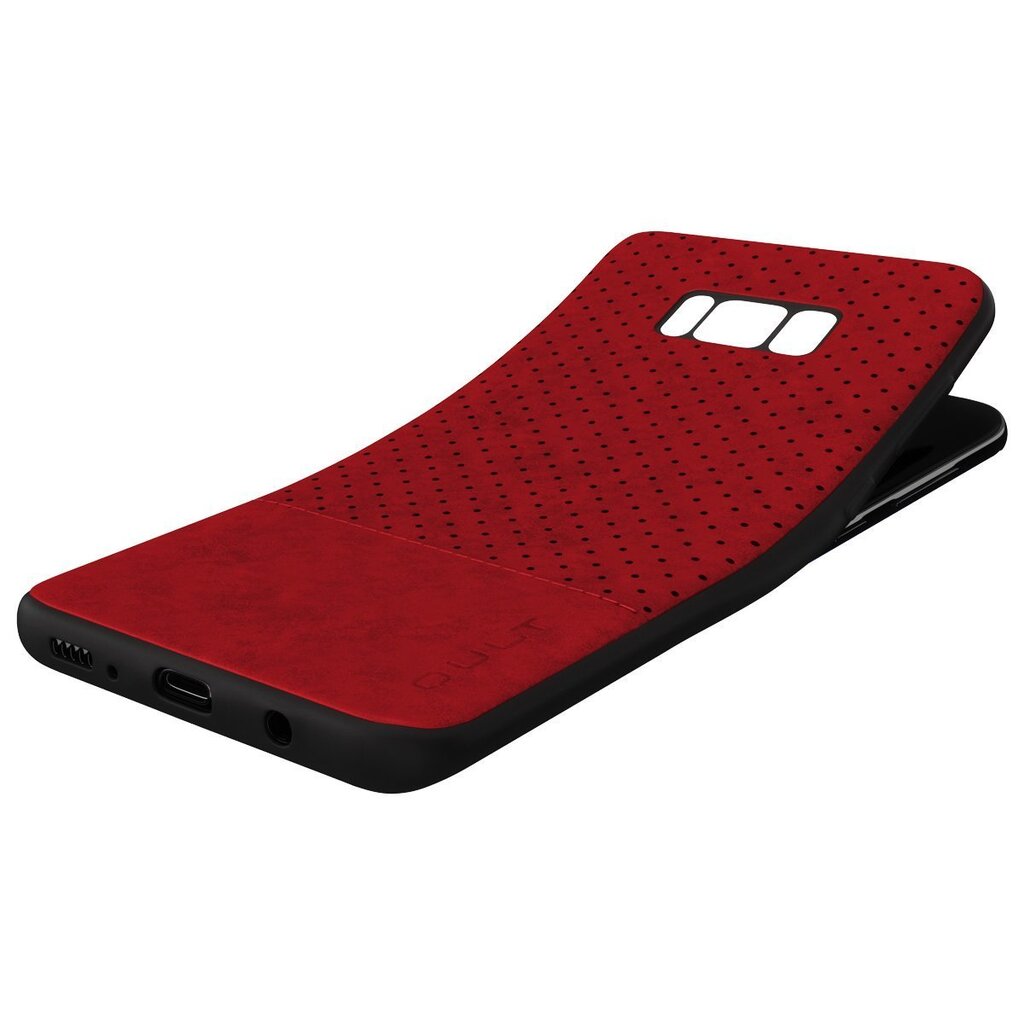 Kaitseümbris Qult Luxury Drop Back Case Silicone Case Samsung G965 Galaxy S9 Plus Red hind ja info | Telefoni kaaned, ümbrised | kaup24.ee