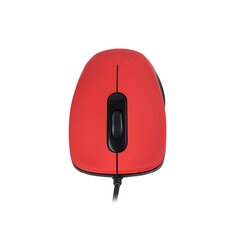 Juhtmega optiline hiir Modecom MC-M10S, punane hind ja info | Hiired | kaup24.ee
