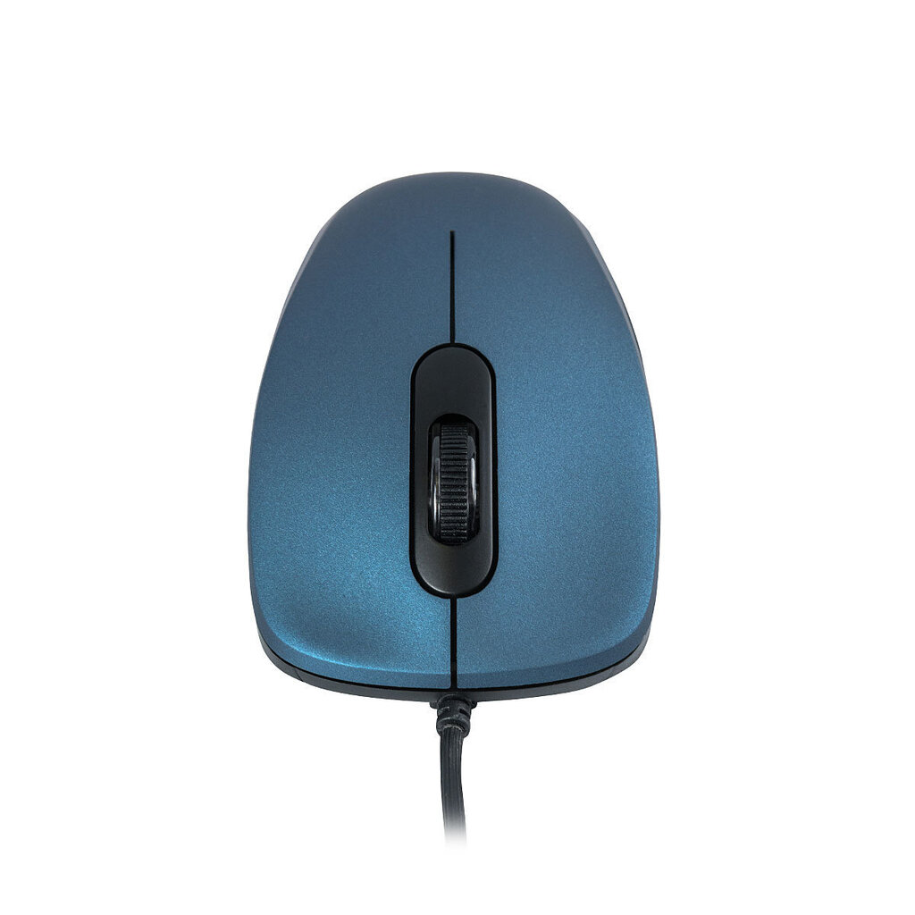 Juhtmega optiline hiir Modecom MC-M10S, sinine hind ja info | Hiired | kaup24.ee