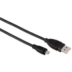 Micro USB 2.0 juhe Hama, 0.25 m, must цена и информация | Кабели для телефонов | kaup24.ee
