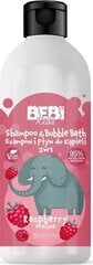 Šampoon ja vannivaht Barwa Bebi Kids 2in1 vaarikas, 500 ml цена и информация | Косметика для мам и детей | kaup24.ee