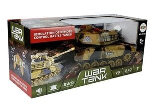 Большой танк, управляемый радиоволнами War Tank зеленый цвет цена и информация | Игрушки для мальчиков | kaup24.ee