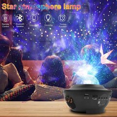 LED проектор-лампа, дискошар, звездное небо, + музыкальная колонка цена и информация | Детские светильники | kaup24.ee